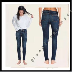 rag & bone Women's Skinny Jeans - Dark Blue